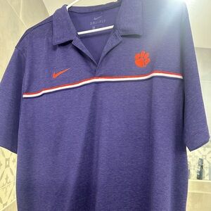Nike Clemson University polo.